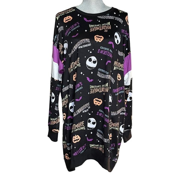Nightmare Before Christmas Sleepwear - Size XL (16-18) - Top / Shirt - Picture 1 of 11